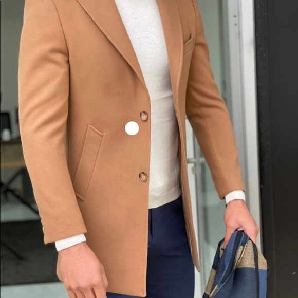 Zegman Camel Coat Handmade in Turkey Size: US40 - Picture 4 of 4